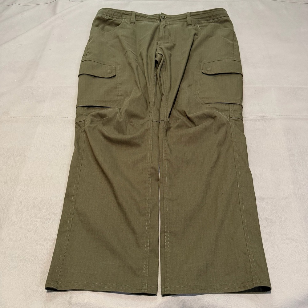 Under Armour Armor Storm Men Tactical Cargo‎ Pant Olive Ripstop Loose 42x32-6819